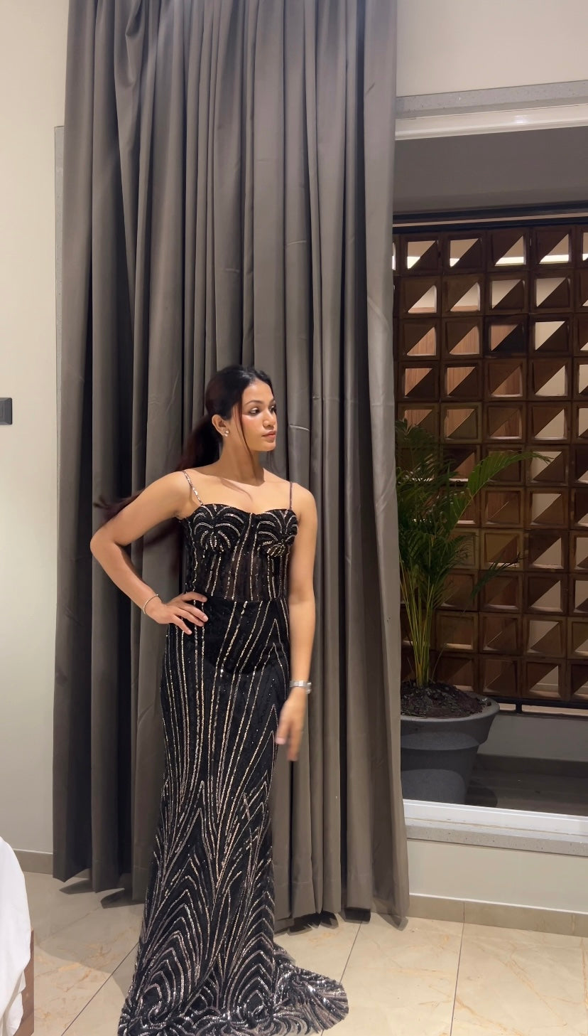 handworked mermaid dress